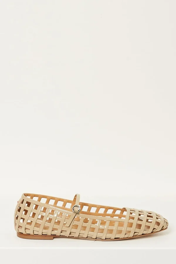 Aeyde Uma caged patent flat