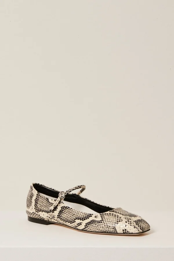 Aeyde Uma snake print Mary Jane
