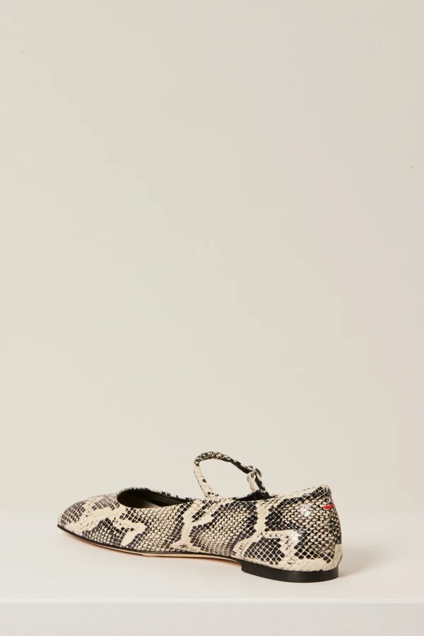 Aeyde Uma snake print Mary Jane