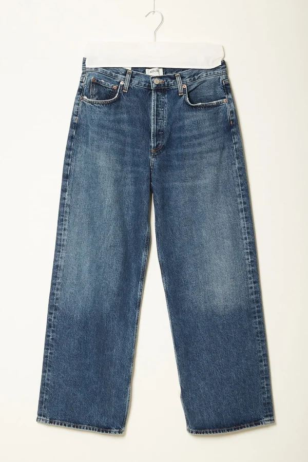 Agolde Image low slung cotton denim
