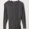 benedicte lurex jersey dress