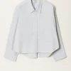 Denimist Cropped button fron shirt