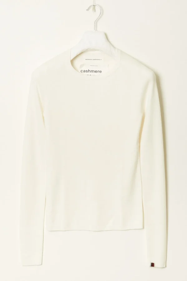 Extreme cashmere n°392 eel cotton cashmere top