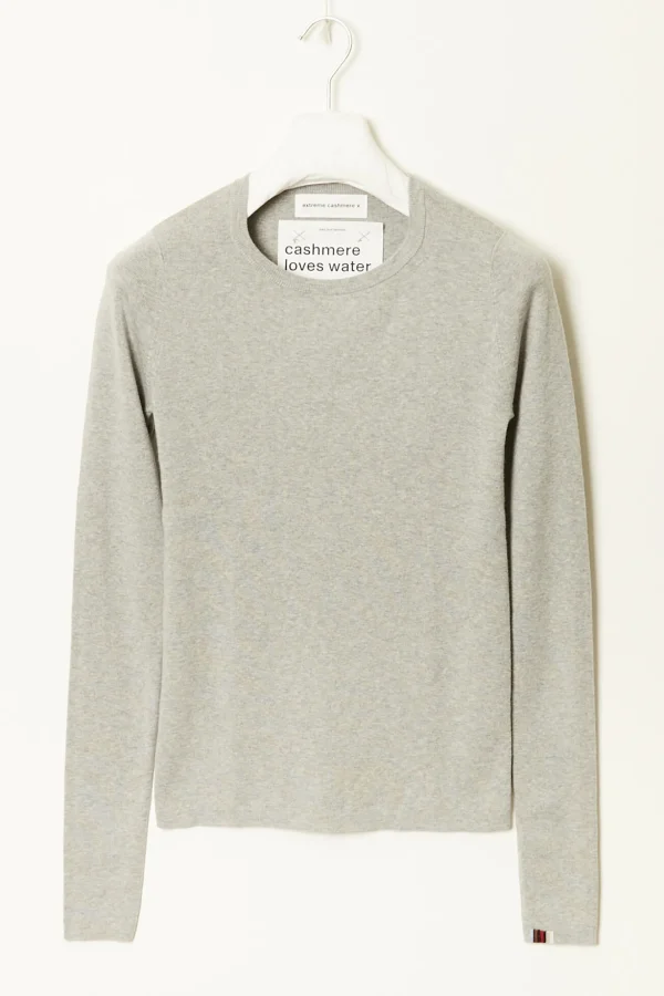 Extreme cashmere n°392 eel cotton cashmere top