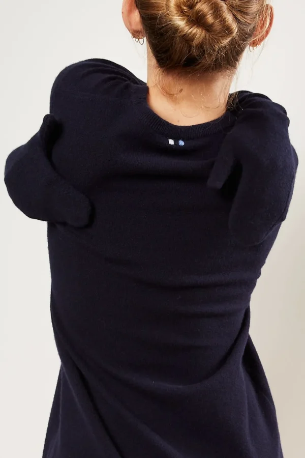Extreme cashmere No79 ninja gloves with cotton ribbon
