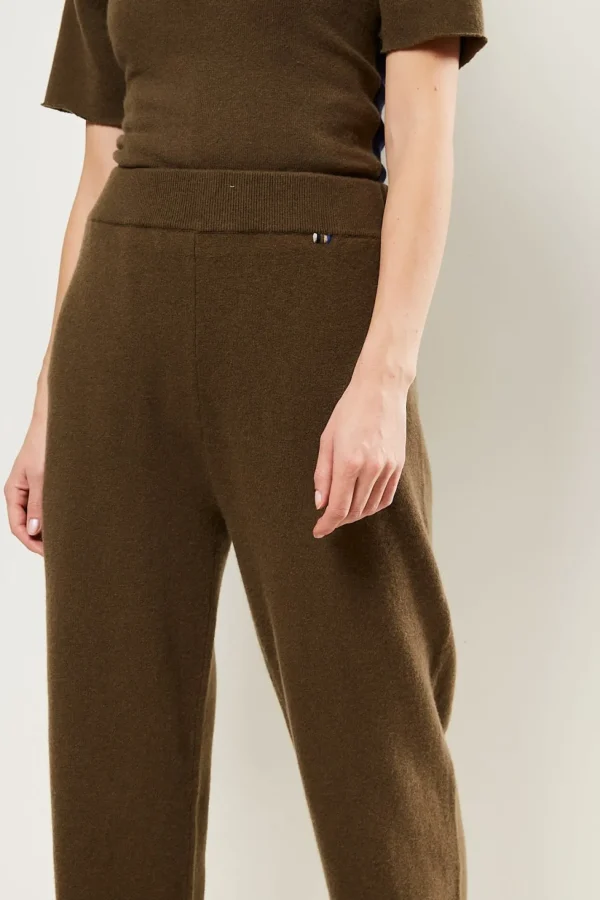 Extreme cashmere No104 wide leg trousers brown
