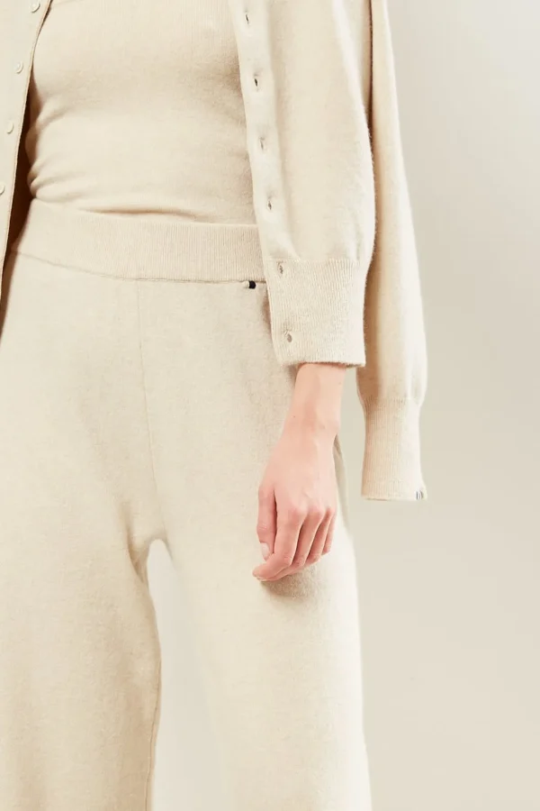 Extreme cashmere Trousers wide leg pants.