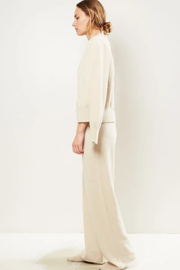 Extreme cashmere Trousers wide leg pants.