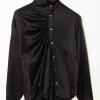 Frenken Morter draped top