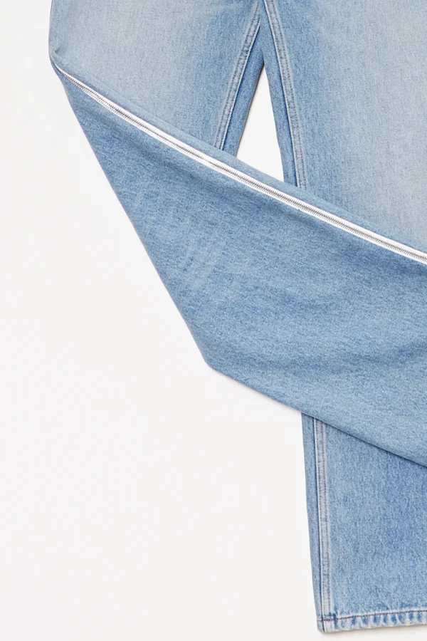 Gauchere Zipped side jeans