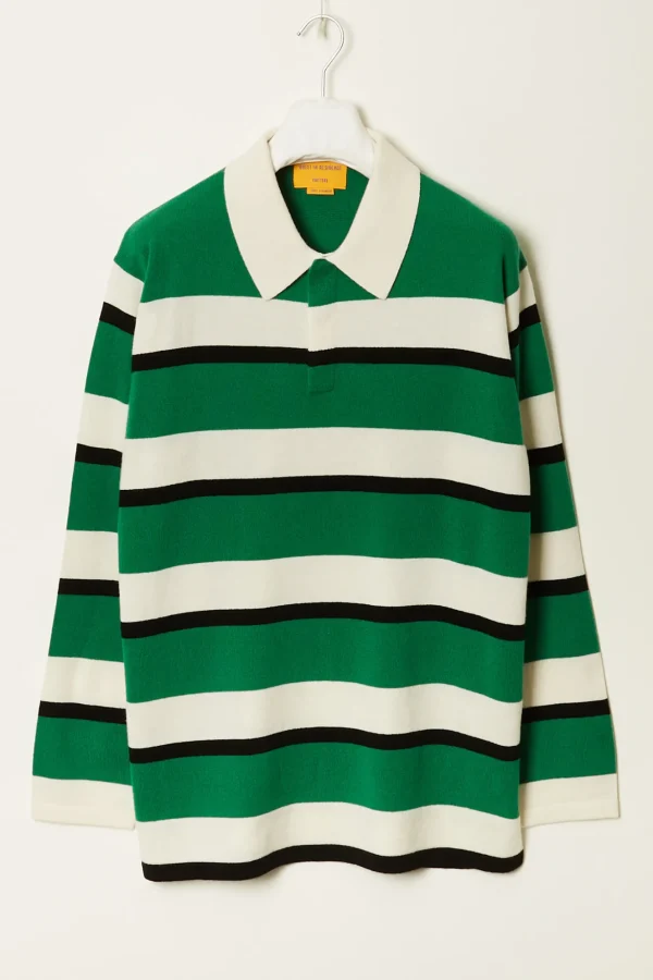 Guest in Residence Striped cashmere rugby