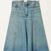Haikure Mid serenity denim skirt