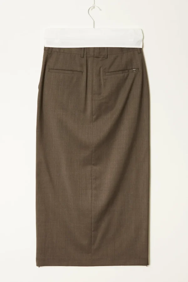 Helmut Lang Zip maxi skirt