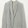 inDRESS Acajou wool silk cotton jacket