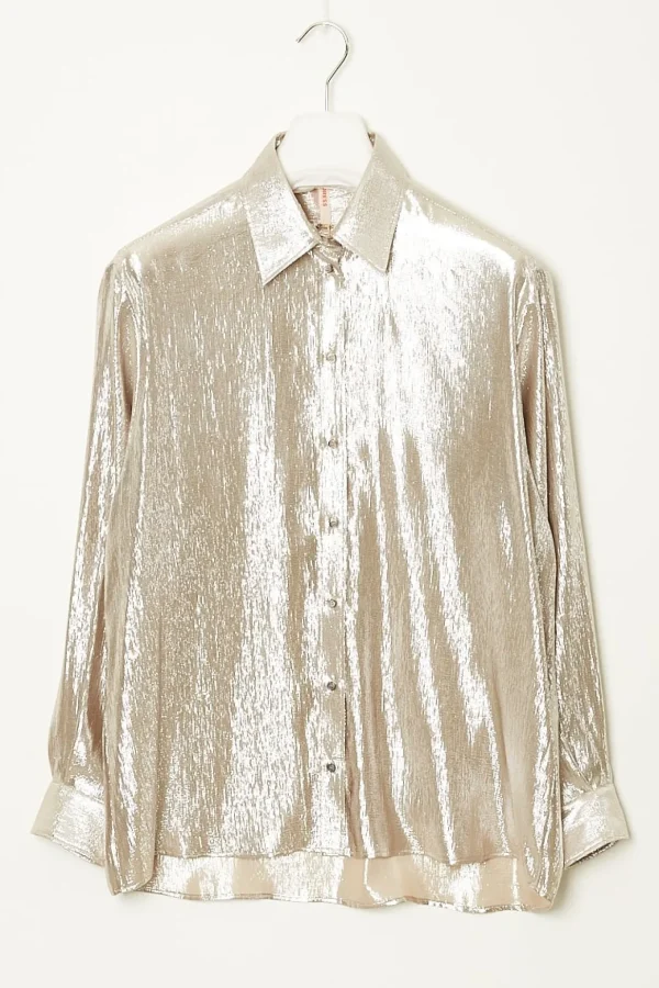 inDRESS Coing lurex shirt