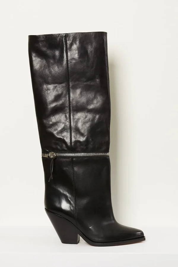 Isabel Marant Larane zip santiag boots