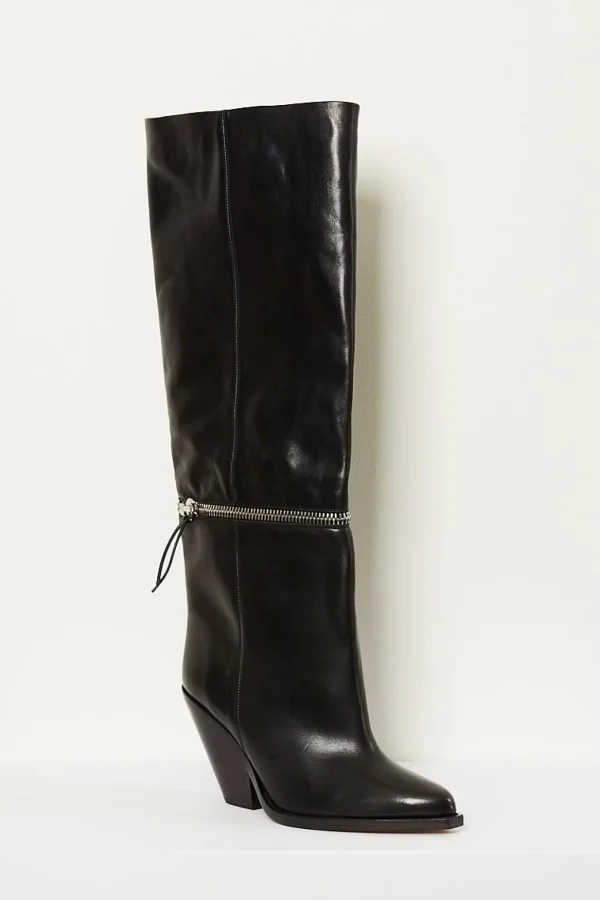 Isabel Marant Larane zip santiag boots