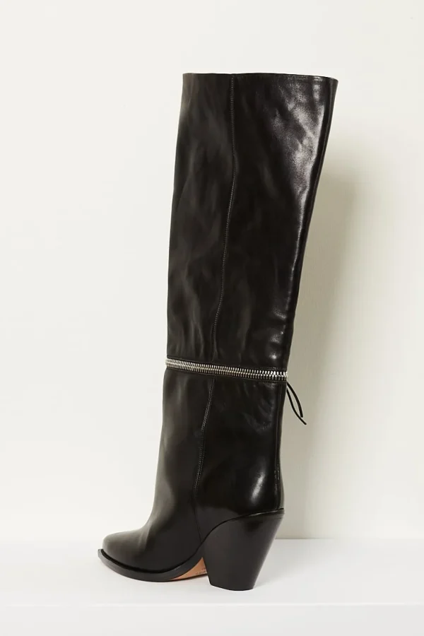 Isabel Marant Larane zip santiag boots