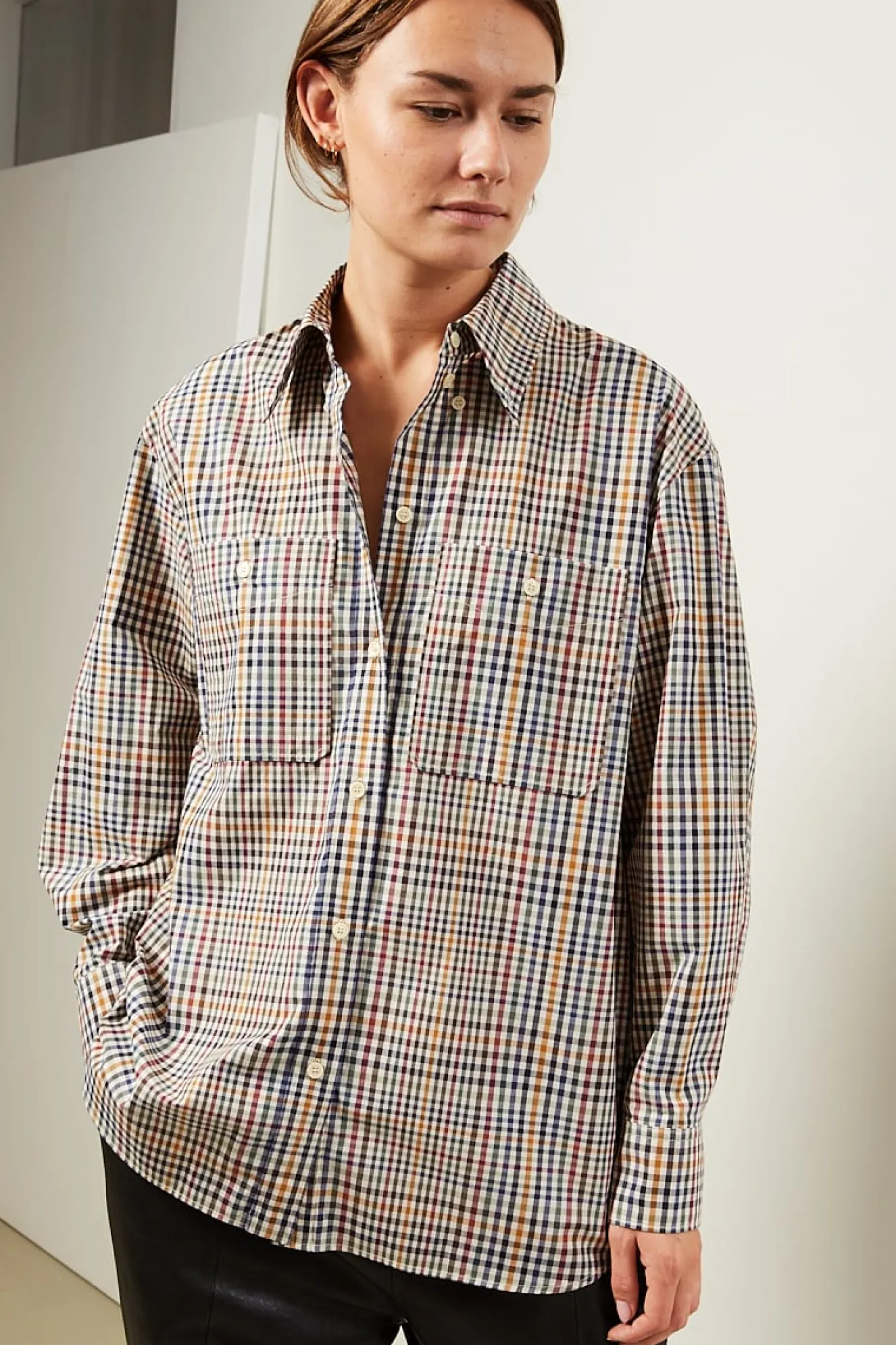 isabel_marant_rinela_chec_1.webp Isabel Marant Rinela check poplin shirt