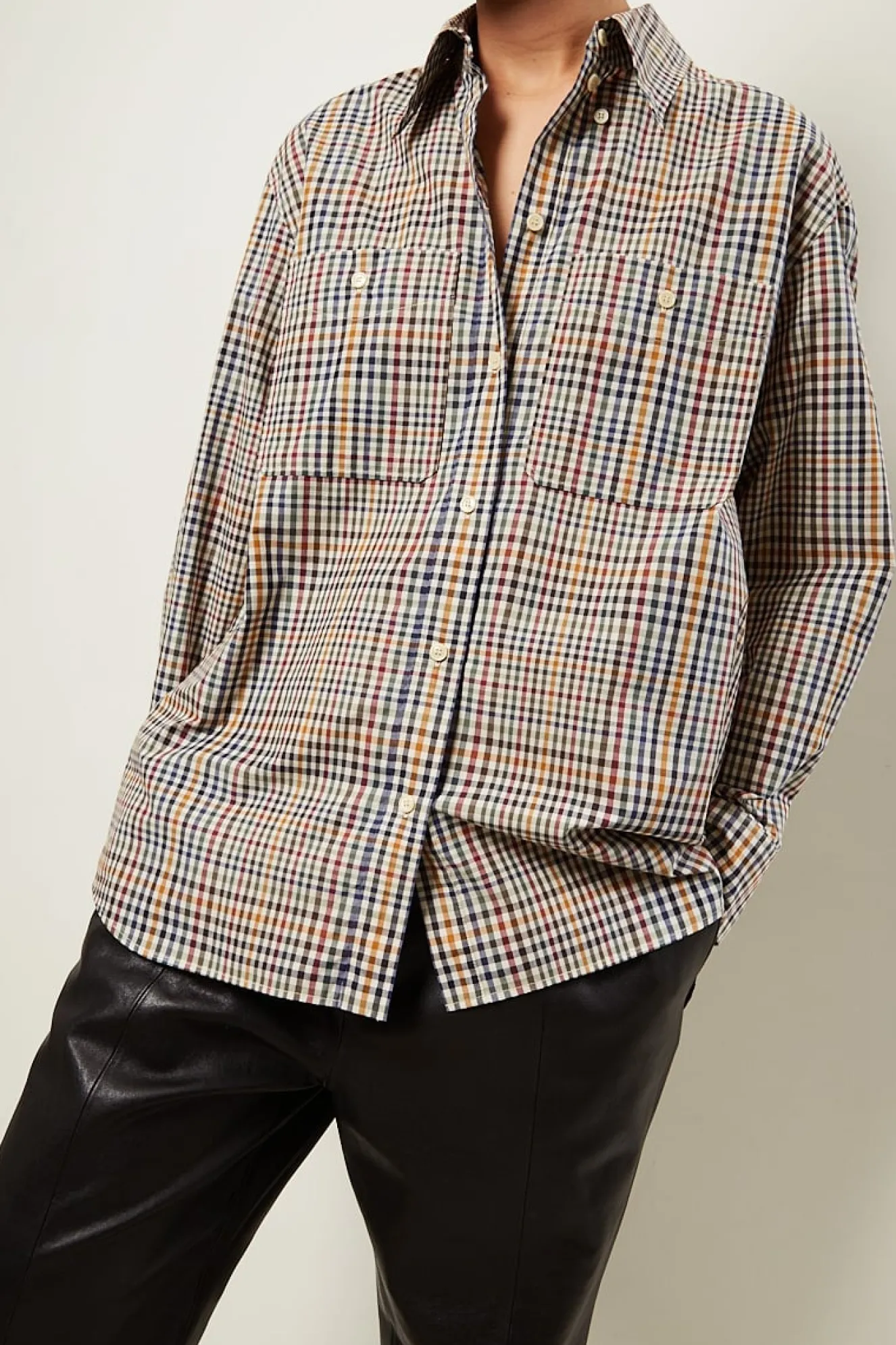 isabel_marant_rinela_chec_4.webp Isabel Marant Rinela check poplin shirt