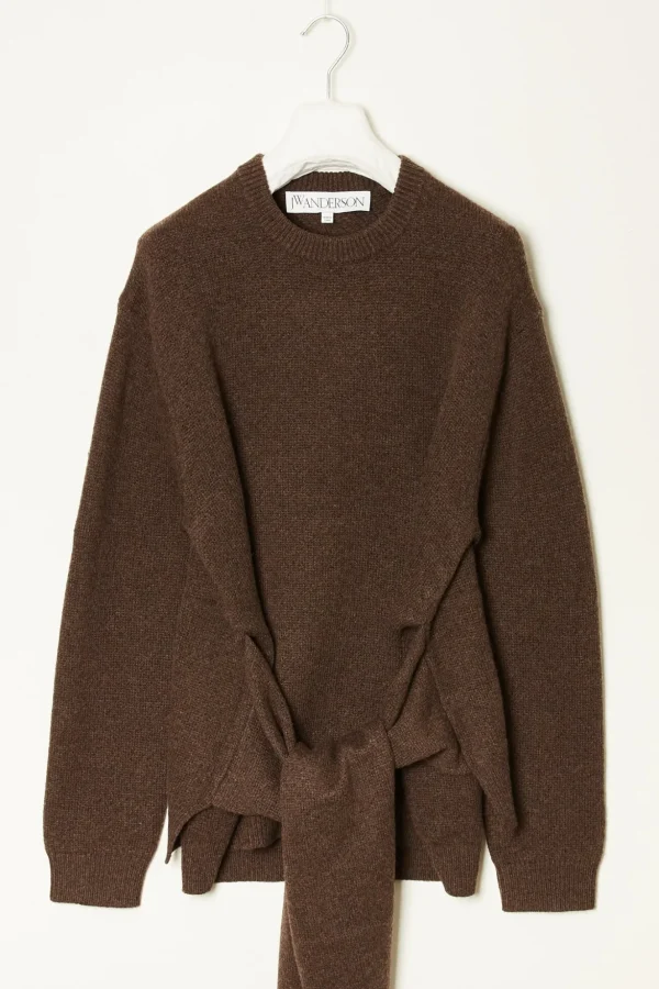 JW ANDERSON Draped tie front jumper