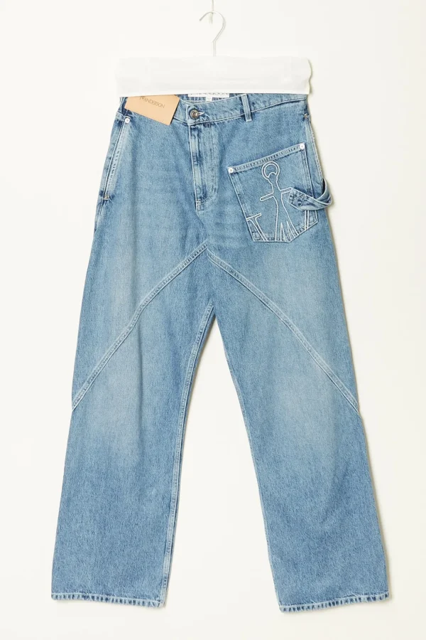 JW ANDERSON Twisted workwear jeans