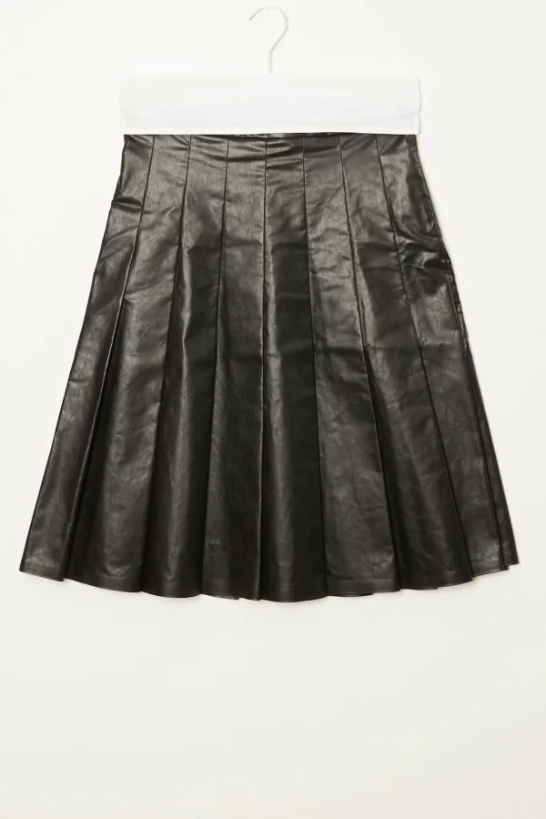 KASSL Pleated skirt midi oil