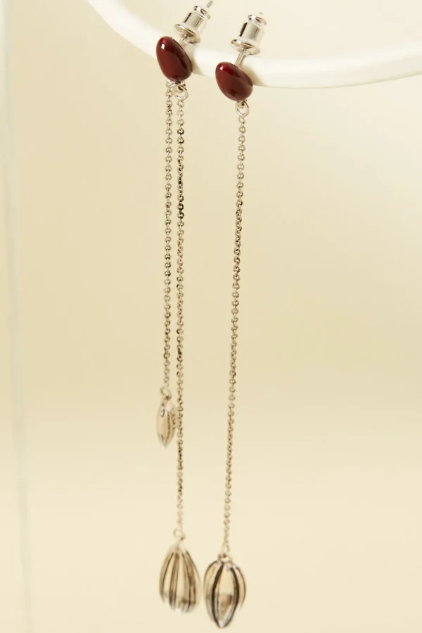 Lemaire Asymetric girasol earrings