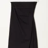 Lemaire Asymmetrical tied skirt