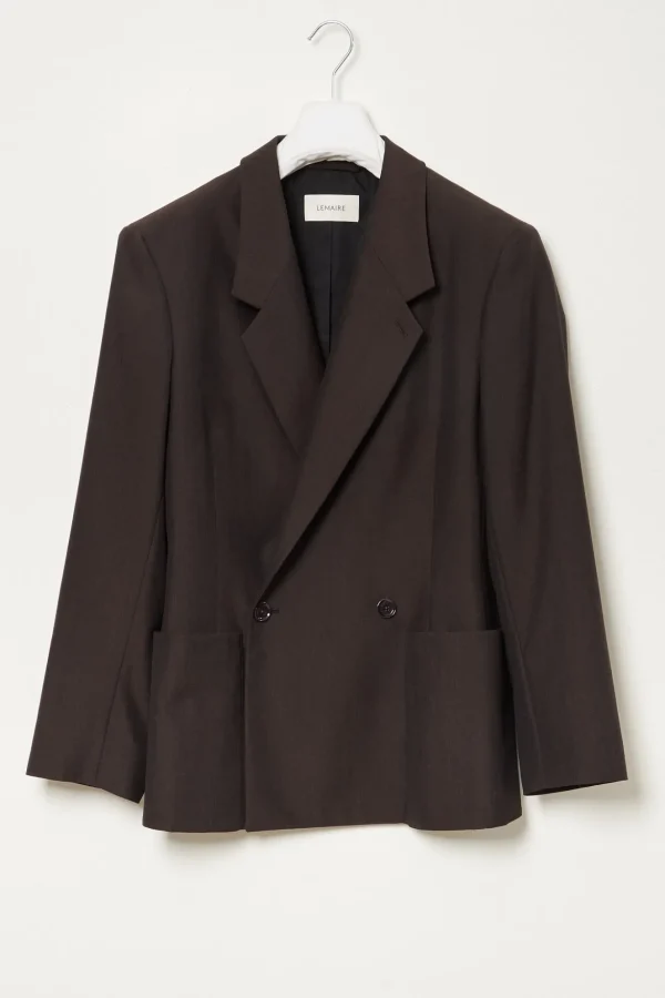 Lemaire Double breasted tailored jacket