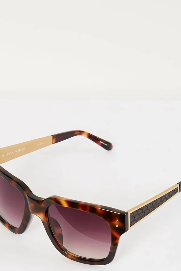 Linda Farrow sunglasses tshell acetate os