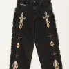 Marant Etoile Maella emboidered pants