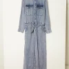 Marant Etoile Paige chambray all in one