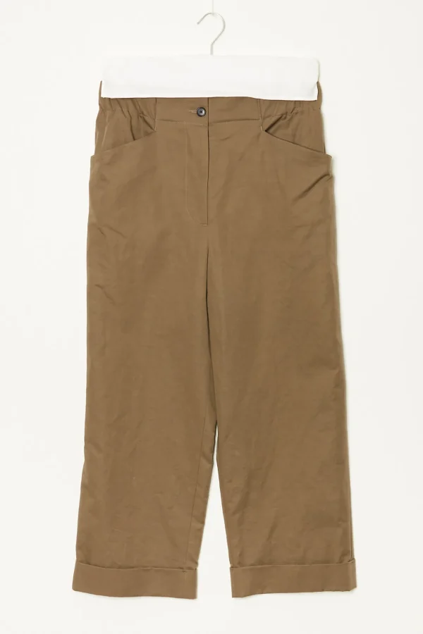 Margaret Howell Relaxed crop cotton linen pants