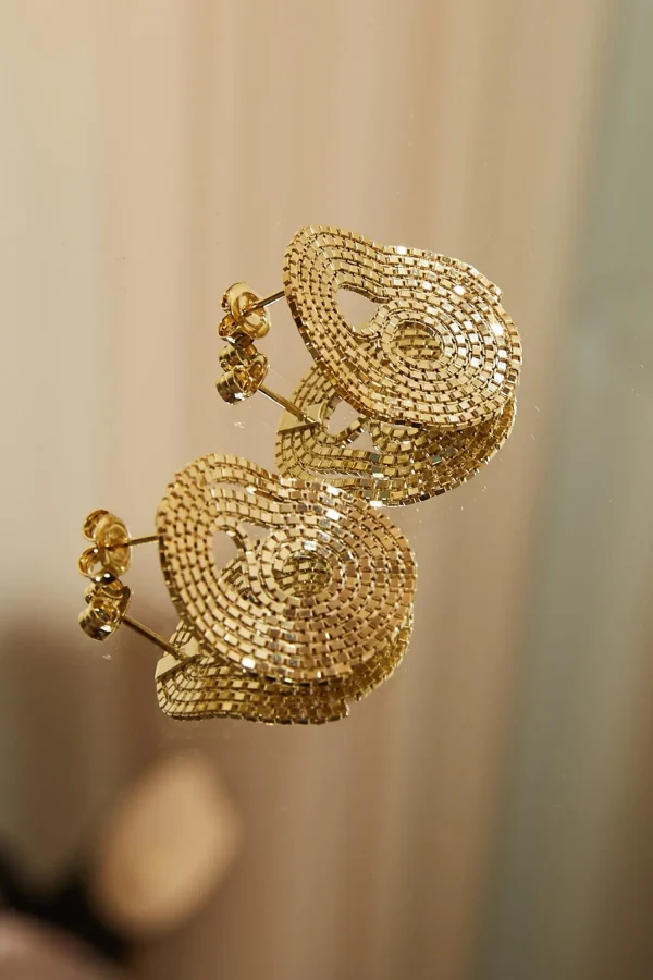 Martine Viergever Fungus medium earrings pair
