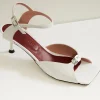 Morobé GRACE logo mid heel sandals
