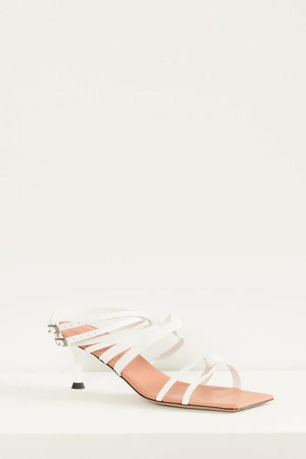 Morobé Polly flat leather sandals