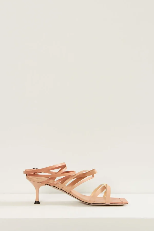 Morobé Polly flat leather sandals