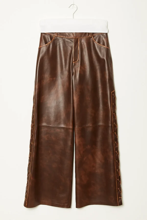 Nisida leather pants