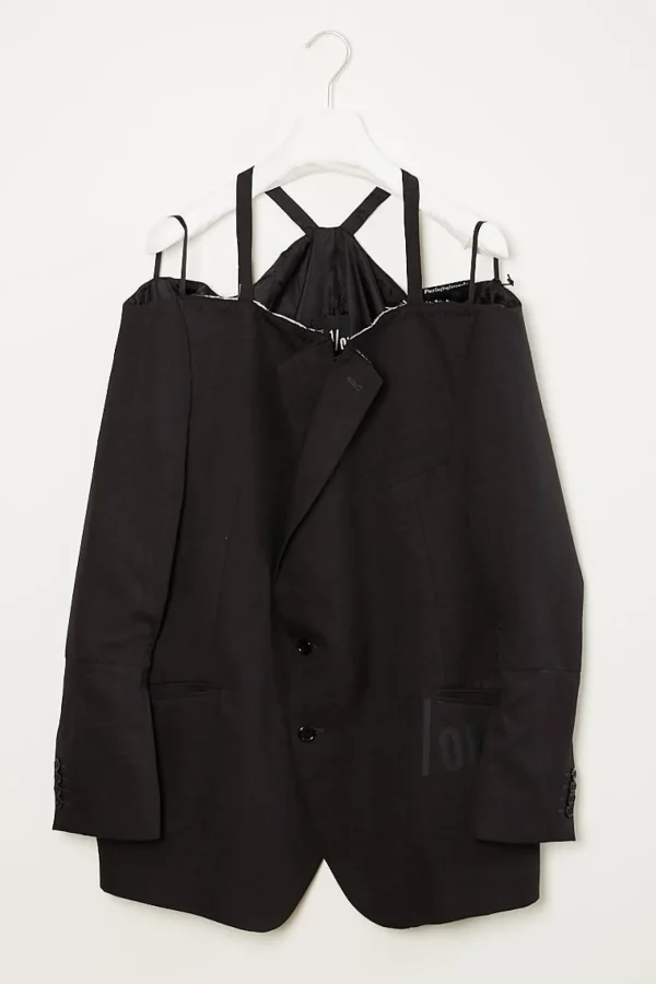 1/OFF Blazer Cut Off Shoulder