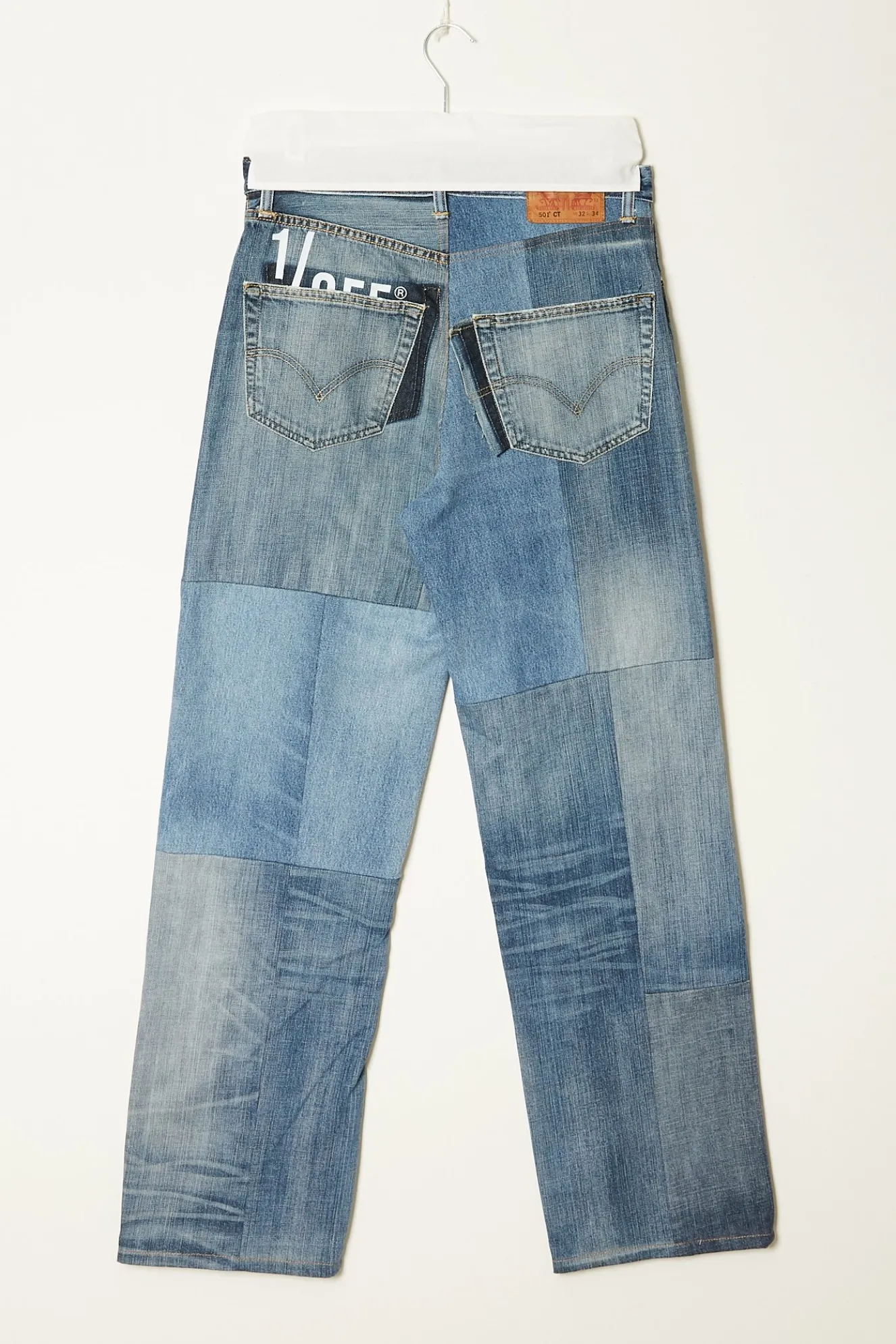 off_straight_patchwork_je_1.webp 1/OFF Straight patchwork jeans