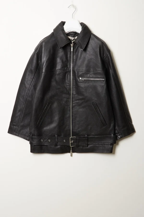 Remain Oversize leather jacket