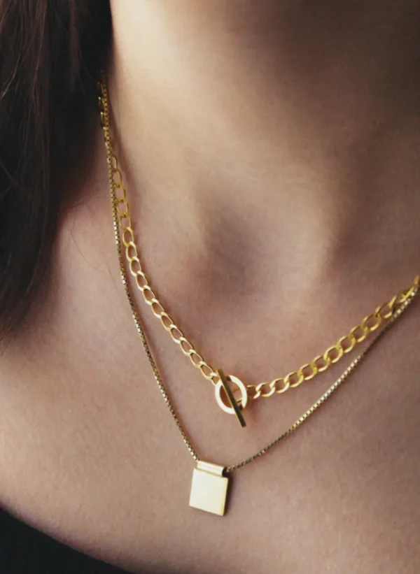 The Boyscouts Necklace Facet cable wide